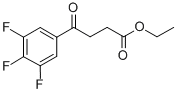 ETHYL 4-OXO-4-(3,4,5-TRIFLUOROPHENYL)BUTYRATE Structure