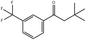 3, 3-二甲基-1-[3-(三氟甲基)苯基]-1-丁酮, 898764-74-4, 结构式