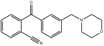 2-CYANO-3'-MORPHOLINOMETHYL BENZOPHENONE|