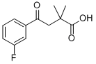 2,2-DIMETHYL-4-(3-FLUOROPHENYL)-4-OXOBUTYRIC ACID price.