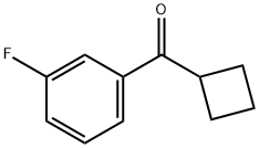 CYCLOBUTYL 3-FLUOROPHENYL KETONE Structure