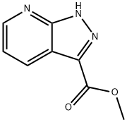 Methyl 1H-pyrazolo[3,4-b]pyridine-3-carboxylate Struktur