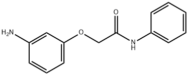 Acetamide, 2-(3-aminophenoxy)-N-phenyl- Struktur