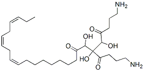 1-linolenoyl-2,3-bis(4-aminobutyryl)propane-1,2,3-triol Struktur