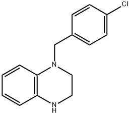 1-(4-CHLORO-BENZYL)-1,2,3,4-TETRAHYDRO-QUINOXALINE DIHYDROCHLORIDE Structure