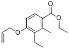 Ethyl 4-allyloxy-3-ethyl-2-methylbenzoate Struktur