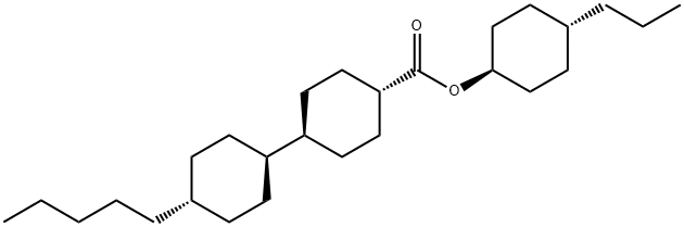4-propylcyclohexyl [trans[trans(trans)]]-4'-pentyl[1,1'-bicyclohexyl]-4-carboxylate Structure
