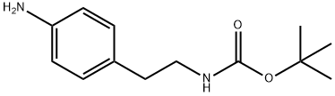 [2-(4-AMINO-PHENYL)-ETHYL]-CARBAMIC ACID TERT-BUTYL ESTER Struktur
