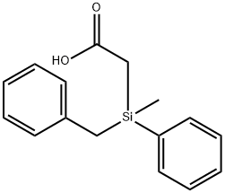 (-)-BENZYLMETHYLPHENYLSILYLACETIC ACID|(-)-苄甲苯基硅基乙酸[用于以核磁共振旋光纯度测定]