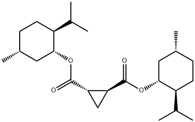 1,2-CYCLOPROPANEDICARBOXYLIC ACID BIS [(1R, 2S, 5R)]-5-METHYL-2-(1-METHYLETHYL)|(1S,2S) - 双((1R,2S,5R)-2-异丙基-5-甲基环己基)环丙烷-1,2-二羧酸酯