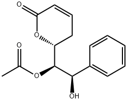 [S,(+)]-6β-[(1S,2S)-1-Acetyloxy-2-hydroxy-2-phenylethyl]-5,6-dihydro-2H-pyran-2-one|GONIODIOL 7-ACETATE