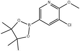 3-Chloro-2-methoxy-5-(4,4,5,5-tetramethyl-[1,3,2]
dioxaborolan-2-yl)-pyridine|5-氯-6-甲氧基吡啶-3-硼酸频哪醇酯