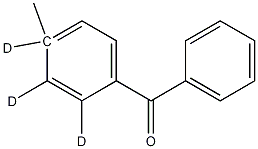 4-Methylbenzophenone-d3 结构式