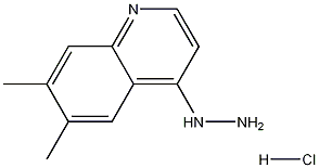 6,7-Dimethyl-4-hydrazinoquinoline hydrochloride|6,7-DIMETHYL-4-HYDRAZINOQUINOLINE HYDROCHLORIDE