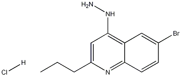 6-Bromo-4-hydrazino-2-propylquinoline hydrochloride|