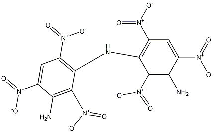N-(3-Amino-2,4,6-trinitrophenyl)-2,4,6-trinitro-1,3-benzenediamine Struktur