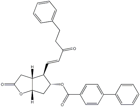 [1,1'-Biphenyl]-4-carboxylic acid (3aR,4R,5R,6aS)-hexahydro-2-oxo-4-[(1E)-3-oxo-5-phenyl-1-pentenyl]-2H-cyclopenta[b]furan-5-yl ester