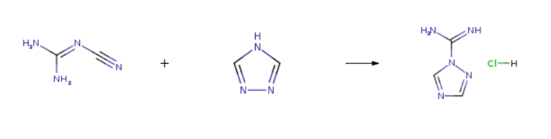 1H-1,2,4-Triazole-1-carboxamidine hydrochloride synthesis 1H-1,2,4-Triazole-1-carboxamidine hydrochloride synthesis