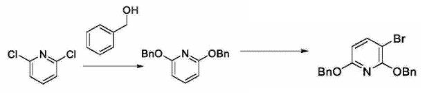 2,6-双(苄氧基)-3-溴吡啶的新合成方法及其用途实例