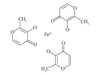 麦芽酚铁化学结构式