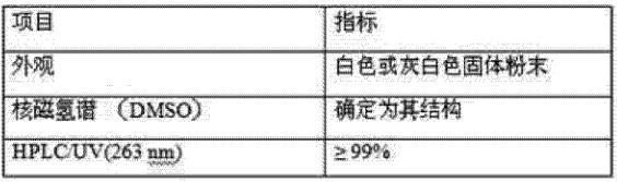 苯甲酰胞苷的产品标准 苯甲酰胞苷的产品标准