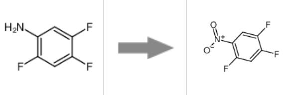 图2 2,4,5-三氟硝基苯合成反应式.png
