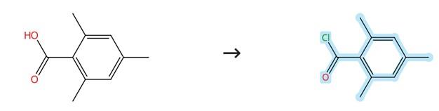 2,4,6-三甲基苯甲酰氯的制备与酰化反应