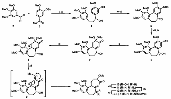 Total Synthesis of (-)-Colchicine Total Synthesis of (-)-Colchicine