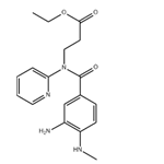 Ethyl 3-(3-amino-4-(methylamino)-N-(pyridin-2-yl)benzamido)propanoate