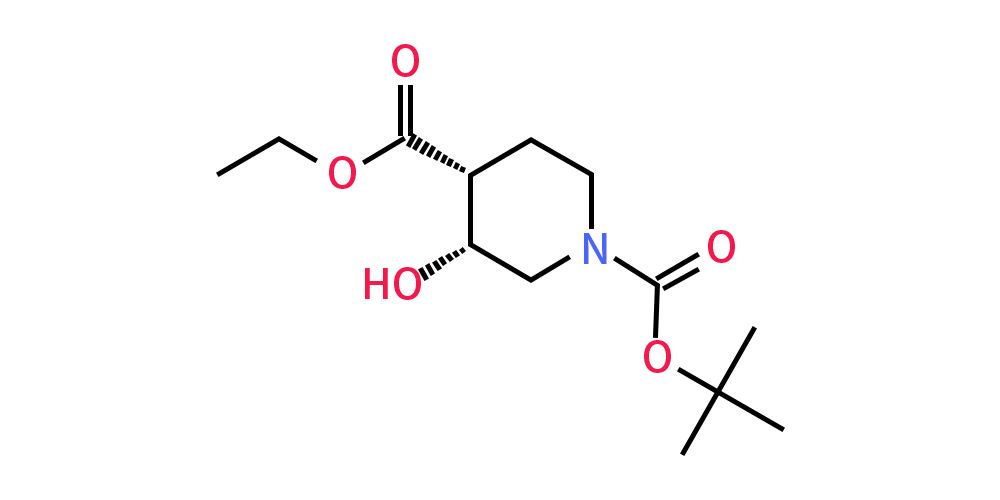 O1-tert-butyl O4-ethyl ( )-(3R,4R)-3-hydroxypiperidine-1,4-dicarboxylate