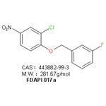 2-chloro-1-(3-fluoro-benzyloxy)-4-nitro-benzene