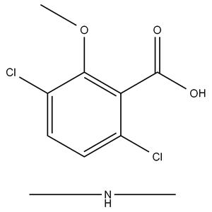 	3,6-dichloro-o-anisic acid, compound with dimethylamine (1:1)