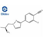 (S)-4-(1-(2-aminopropyl)-1H-pyrazol-3-yl)-2-chlorobenzonitrile