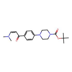 tert-butyl 4-(4-[(2Z)-3-(dimethylamino)prop-2-enoyl]phenyl)piperazine-1-carboxylate