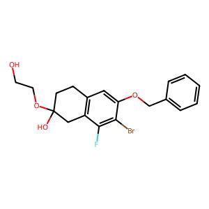 6-(benzyloxy)-7-bromo-8-fluoro-2-(2-hydroxyethoxy)-1,2,3,4-tetrahydronaphthalen-2-ol