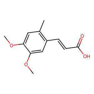 (2E)-3-(4,5-dimethoxy-2-methylphenyl)prop-2-enoic acid