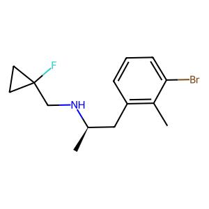 (R)-1-(3-bromo-2-methylphenyl)-N-((1-fluorocyclopropyl)methyl)propan-2-amine