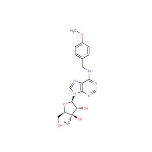 3'-beta-C-Methyl-N6-(p-methoxybenzyl)adenosine