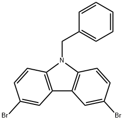 9-Benzyl-3,6-dibromocarbazole