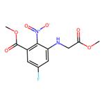 methyl 5-fluoro-3-[(2-methoxy-2-oxoethyl)amino]-2-nitrobenzoate