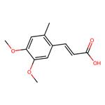 (2E)-3-(4,5-dimethoxy-2-methylphenyl)prop-2-enoic acid