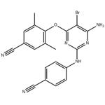 269055-15-4 4-[[6-amino-5-bromo-2-[(4-cyanophenyl)amino]-4-pyrimidinyl]oxy]-3, 5 –dimethylbenzonitrile