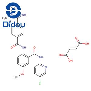 N-(5-Chloro-2-pyridinyl)-2-[[4-[(dimethylamino)iminomethyl]benzoyl]amino]-5-methoxybenzamide (2Z)-2-butenedioate (1:1)