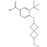 4-[(6-ethyl-2,6-diazaspiro[3.3]heptan-2-yl)methyl]-3-(trifluoromethyl)benzoic acid