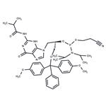 2'-O-(2-Cyanoethoxy) ? (diisopropylamino)phosphino-3'-O-(4,4'-dimethoxy triphenyl)methyl-N2-isobutyryl-(R)-9-(2,3-dihydroxypropyl)-guanine pictures