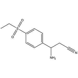 Benzenepropanenitrile, β-amino-4-(ethylsulfonyl)-