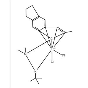 Dichloro[N-(1,1-dimethylethyl)-1,1-dimethyl-1-[(1,2,3,3a,8a-h)-1,5,6,7-tetrahydro-2-methyl-s-indacen-1-yl]silanaminato(2-)-kN] titanium