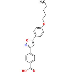4-(5-(4-(Pentyloxy)phenyl)isoxazol-3-yl)benzoic acid