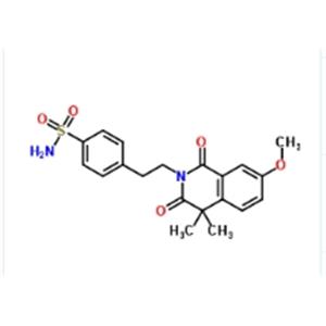 4-[2-(3,4-Dihydro-7-methoxy-4,4-dimethyl-1,3-dioxo-2(1H)-isoquinolinyl)ethyl]benzenesulfonamide