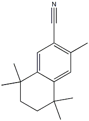 	3,5,5,8,8-pentamethyl-5,6,7,8-tetrahydronaphthalene-2-carbonitrile
